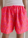 Shorts de Muselina, Hojas de Palmera, 2 colores