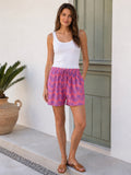 Shorts de Muselina, Hojas de Palmera, 2 colores