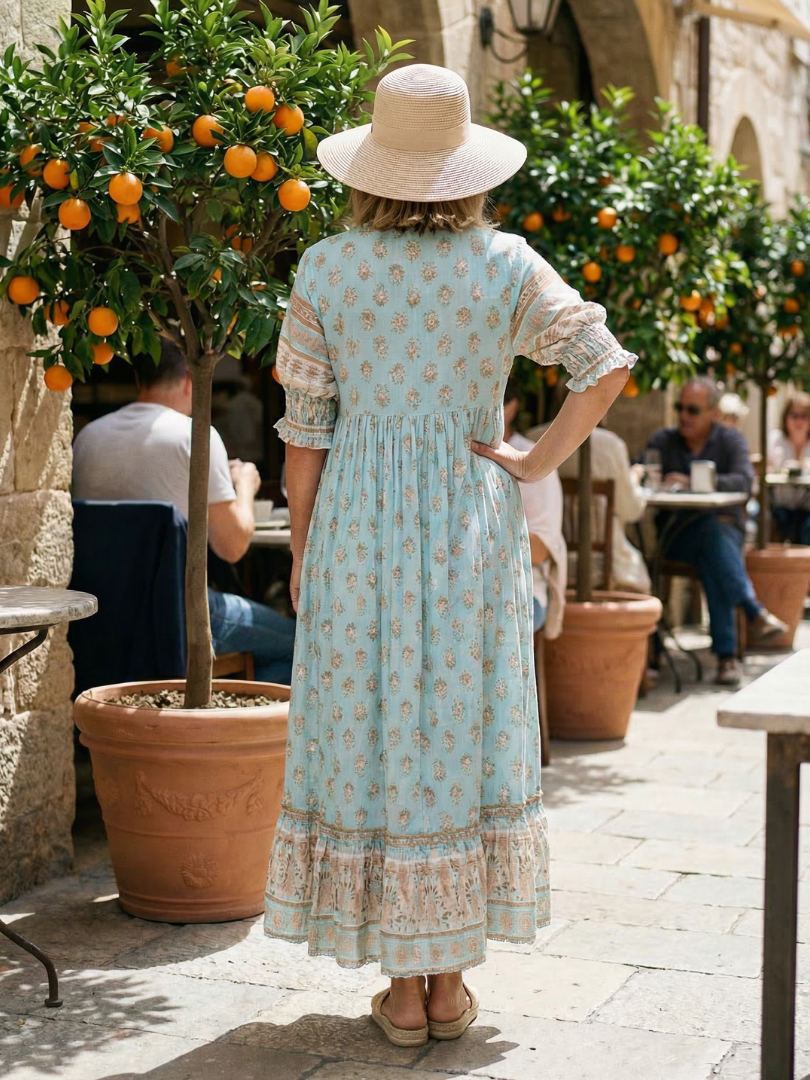 Maren | Vestido midi Garden