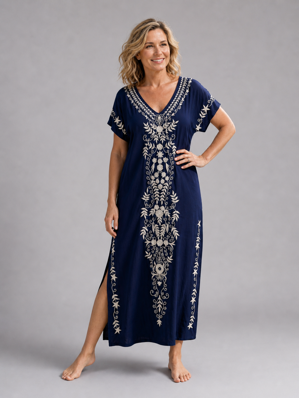 Vanessa | Vestido midi fluido