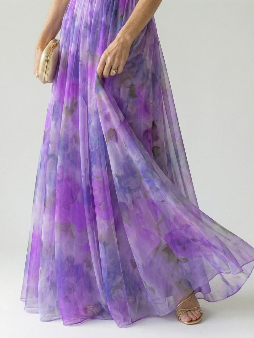 Charlotte | Vestido maxi cruzado suave