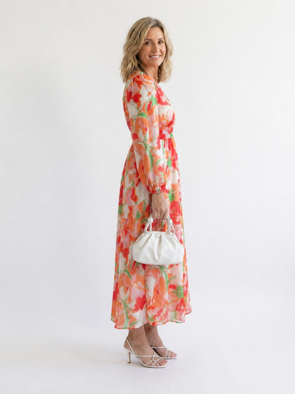 Marie | Vestido maxi floral