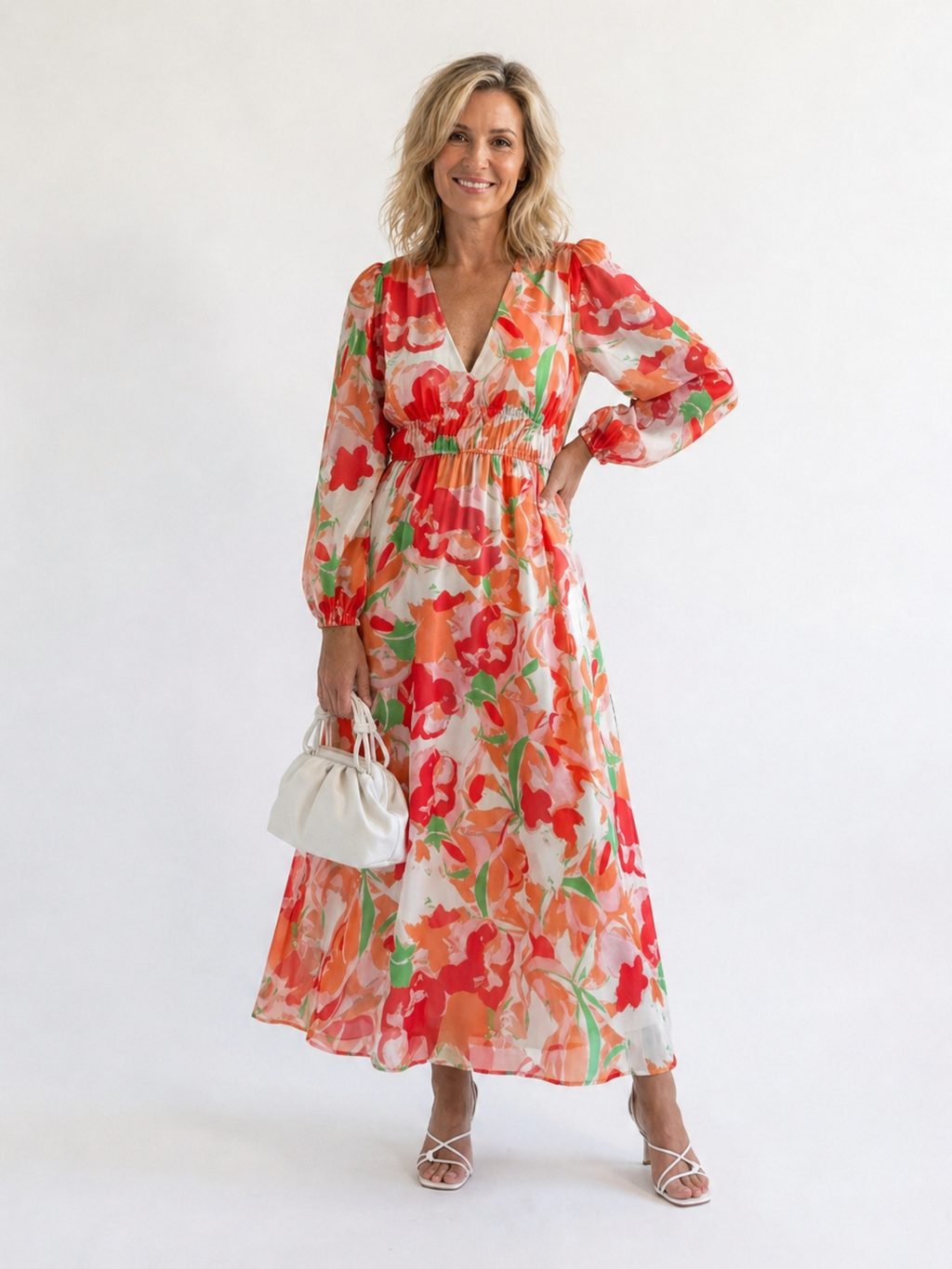 Marie | Vestido maxi floral