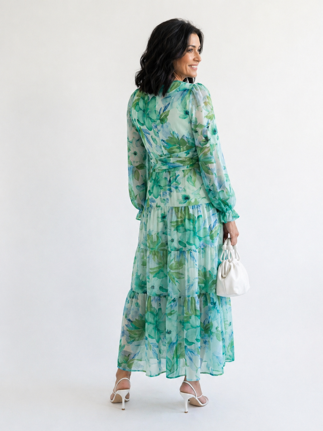 Marie | Vestido maxi floral
