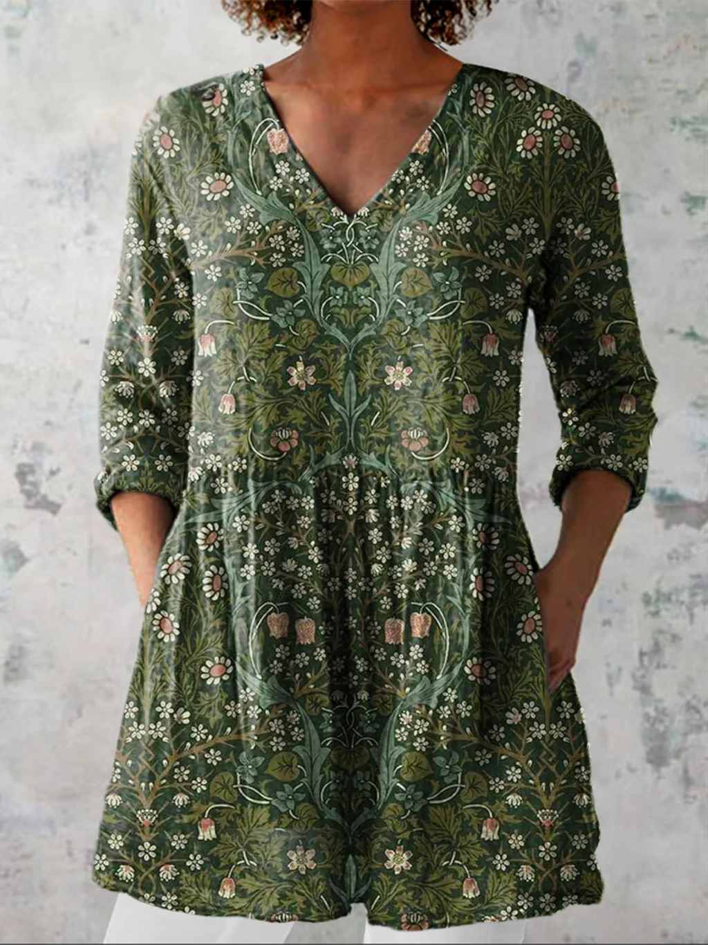 Skye | Blusa larga con estampado llamativo