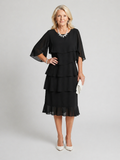 Clara | Vestido midi de estilo superpuesto