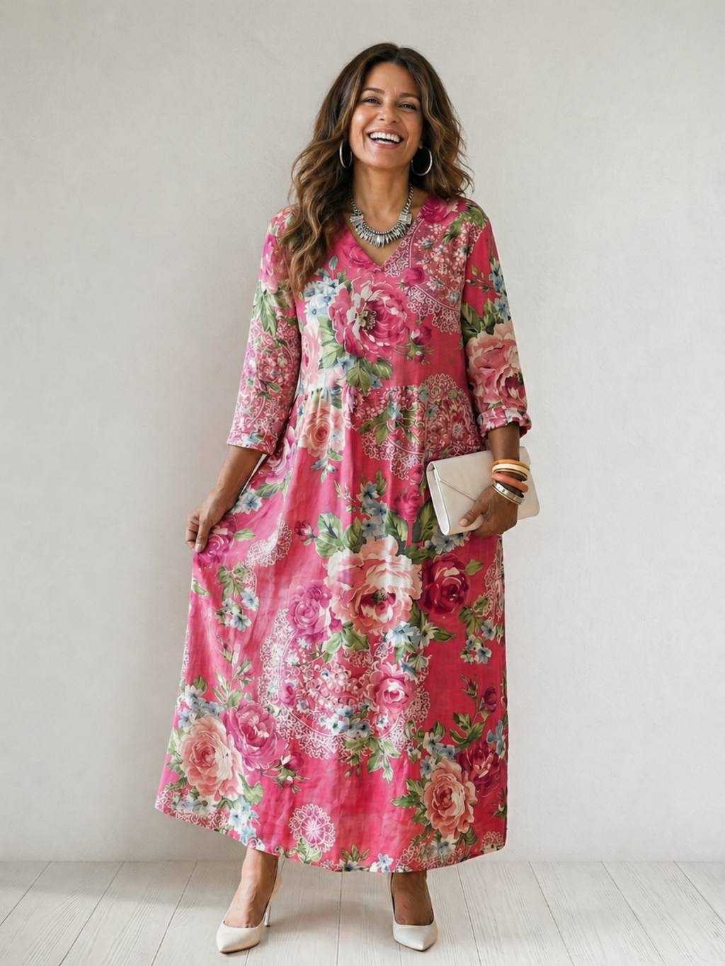 Katharina | Vestido midi Garden Bloom