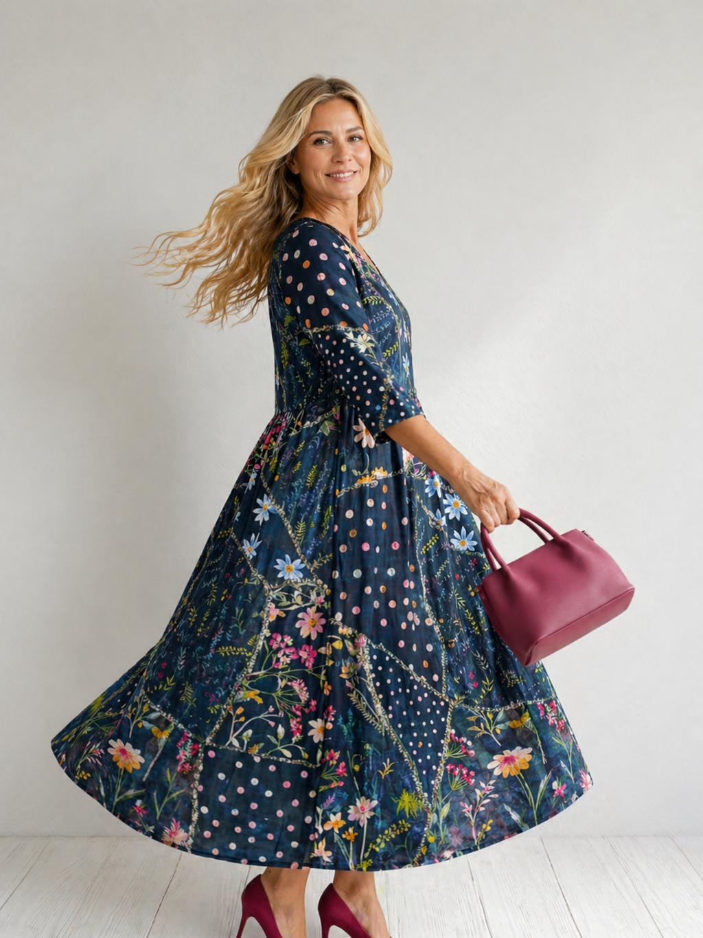 Johanna | Vestido midi floral