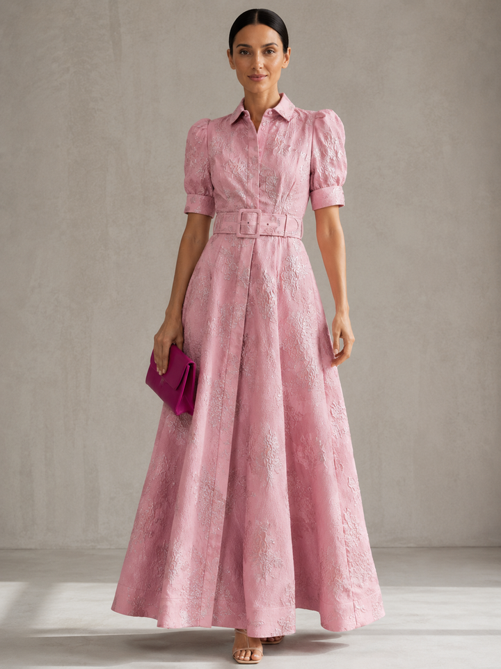 Aria, Vestido Corto con Mangas Abullonadas de Zelira
