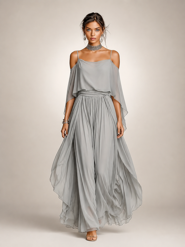 Felicitas, Elegante conjunto de gasa de Zelira