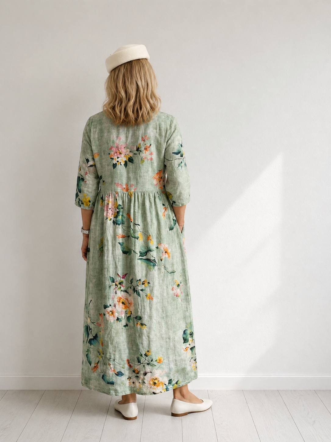 Nadine | Vestido midi de corte moldeador
