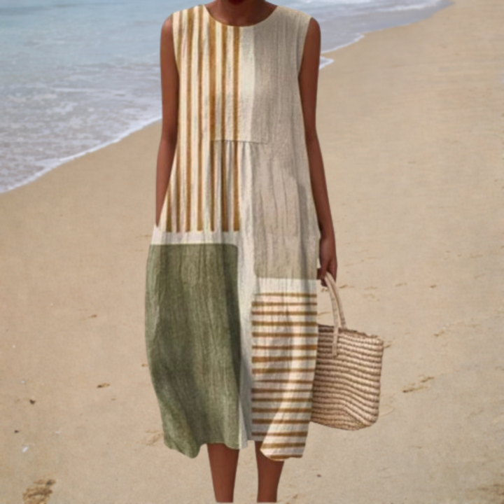 Vestido de Verano Confortable Sin Mangas - Zelira