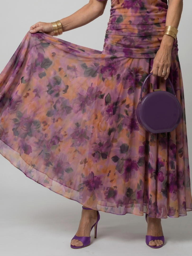 Silke | Vestido midi de hombros descubiertos