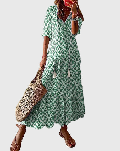 Amalia | Maxivestido Boho Vintage de Verano