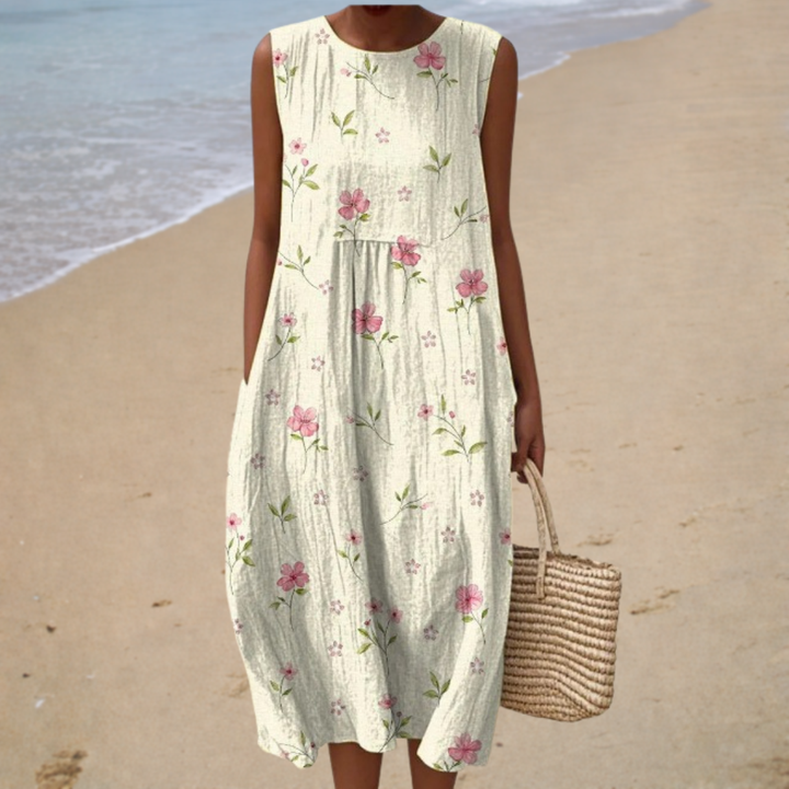 Vestido de Verano Confortable Sin Mangas - Zelira