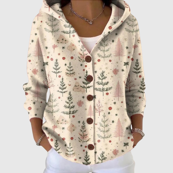 Marcella, Chaqueta de punto con capucha de Zelira