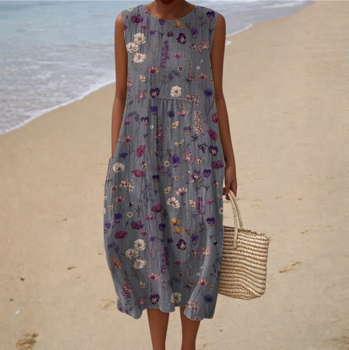 Vestido de Verano Confortable Sin Mangas - Zelira