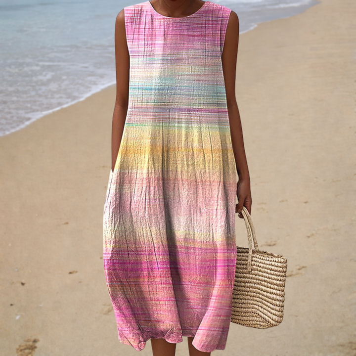 Vestido de Verano Confortable Sin Mangas - Zelira