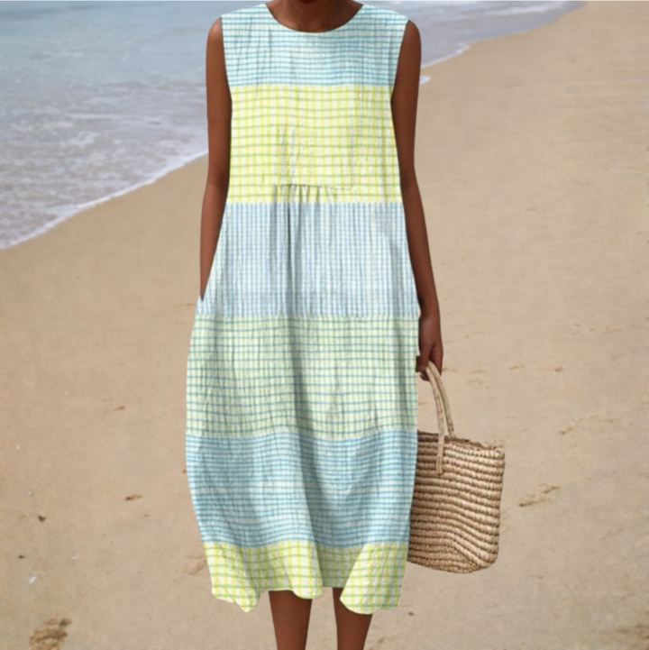 Vestido de Verano Confortable Sin Mangas - Zelira