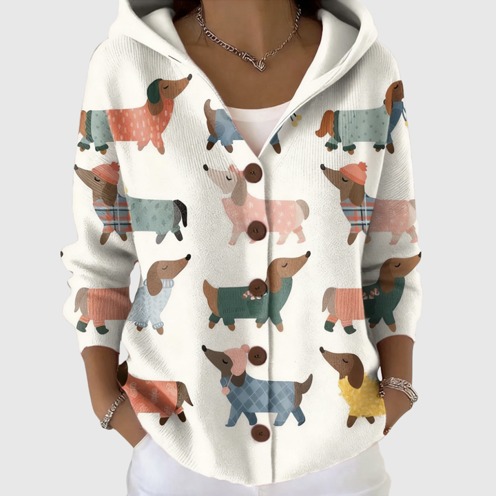 Neve, Chaqueta de punto con capucha de Zelira