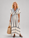 Anna | Vestido midi con efecto cruzado