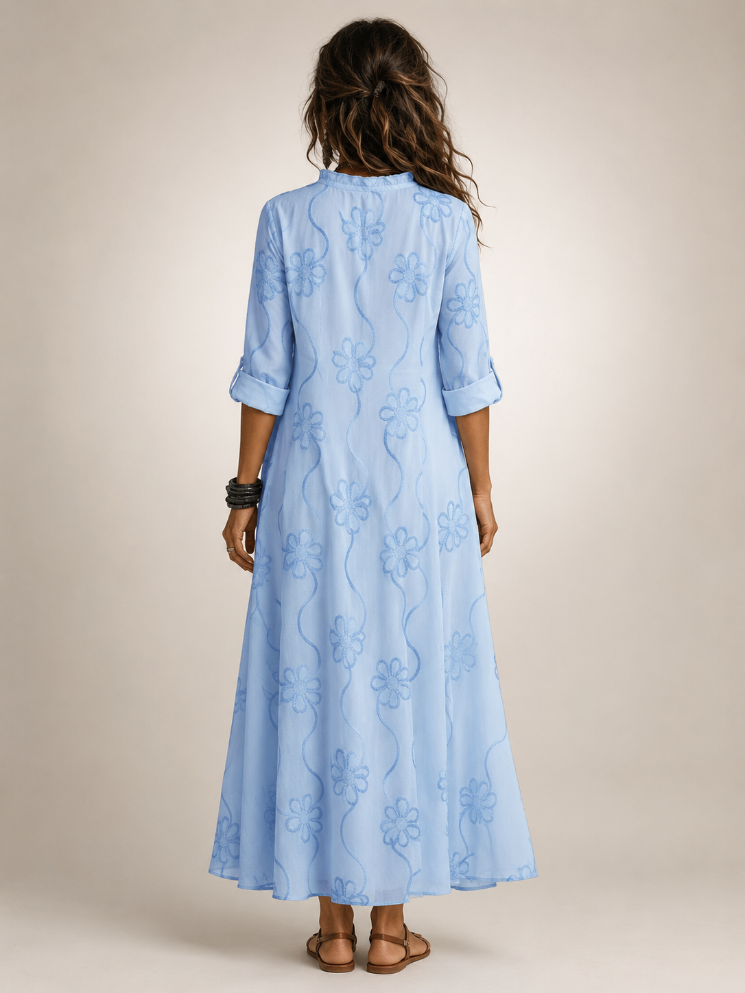 Merle | Vestido de verano floral que disimula el vientre