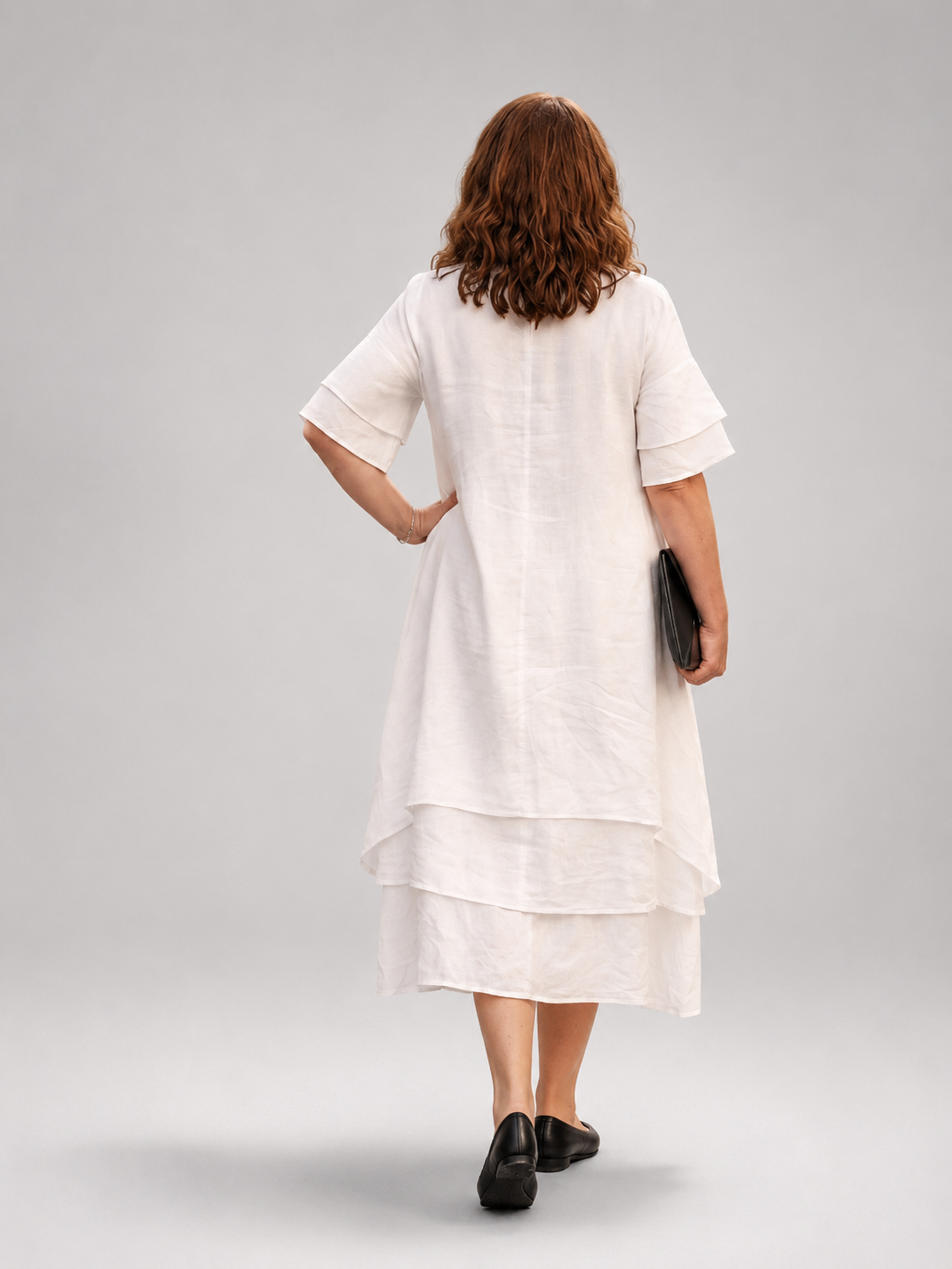 Belén | Vestido midi escalonado