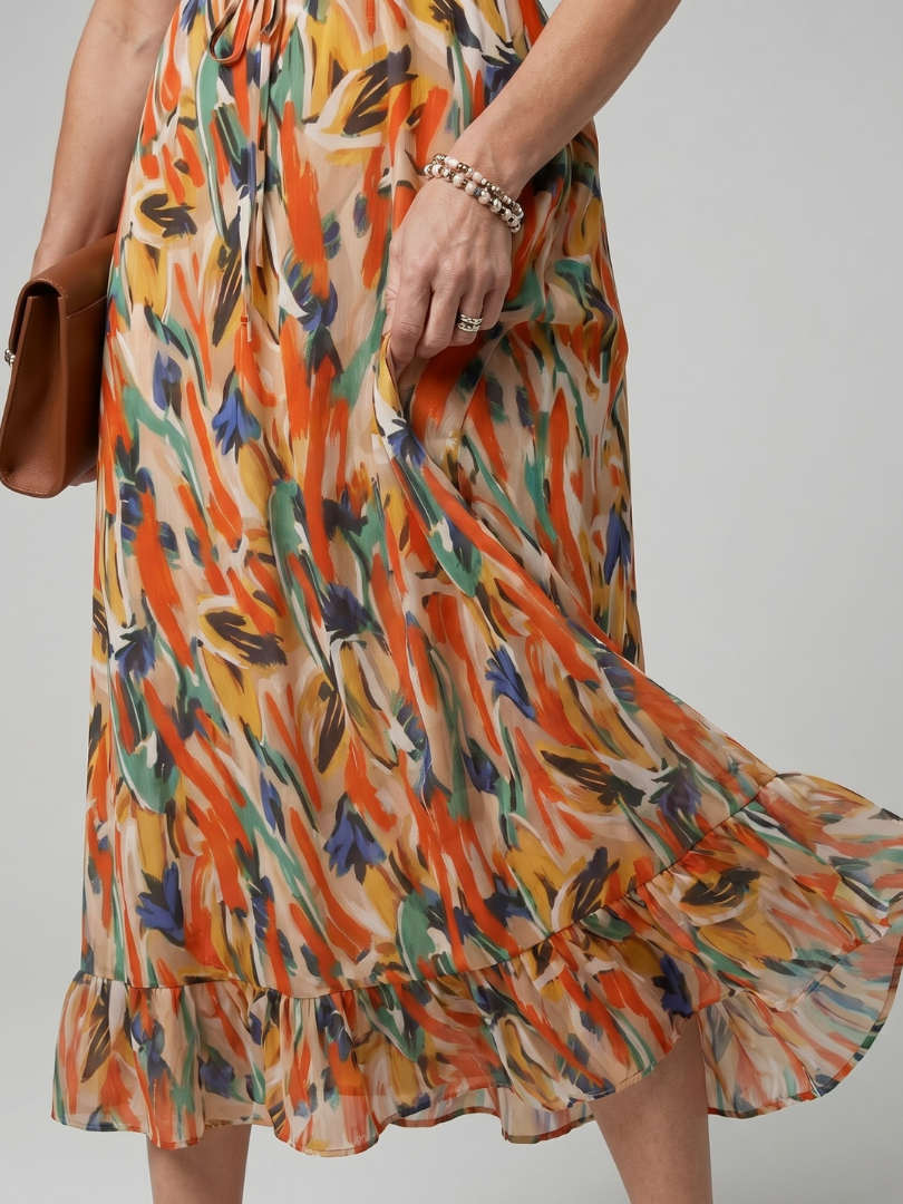 Dorothea | Vestido midi de tirantes finos