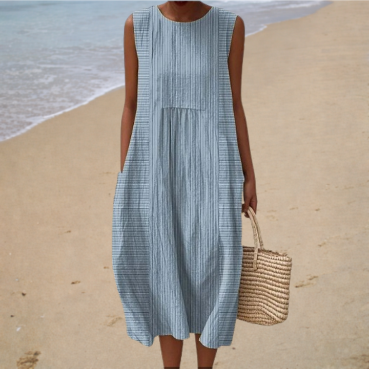 Vestido de Verano Confortable Sin Mangas - Zelira