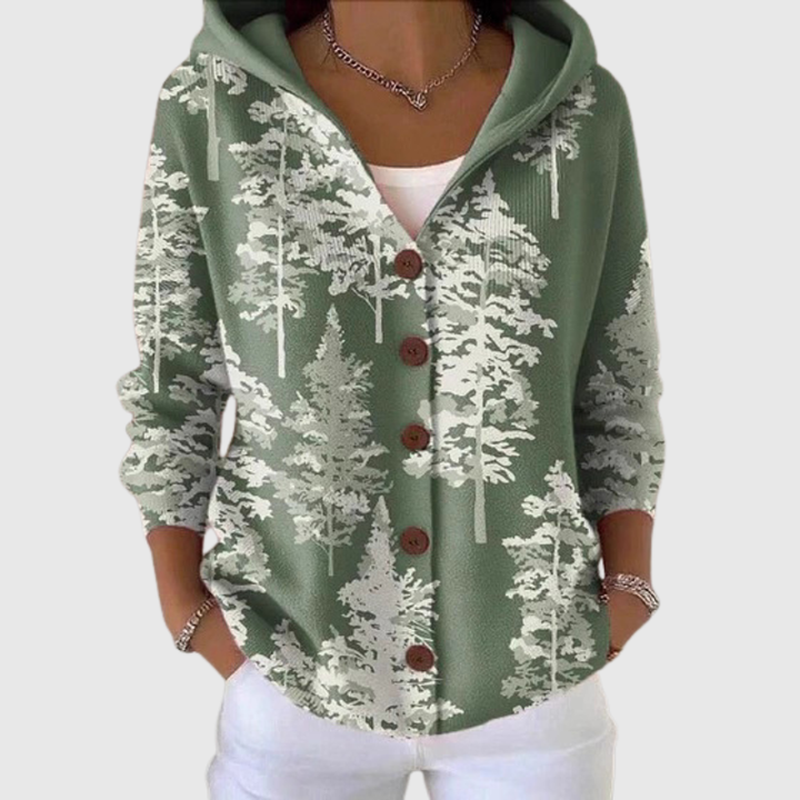 Bianca, Chaqueta de punto con capucha de Zelira