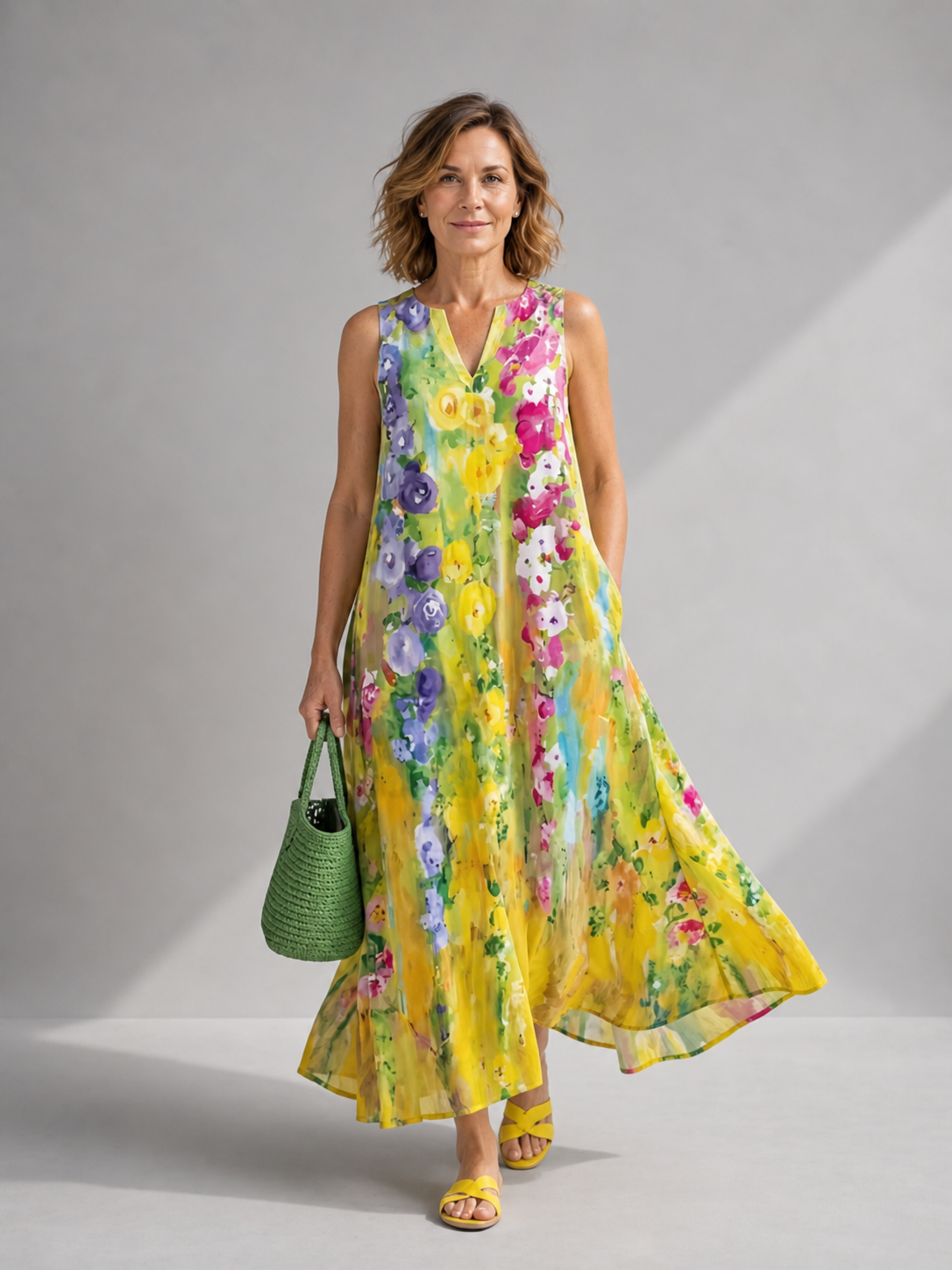 Alina | Vestido maxi Light Flow
