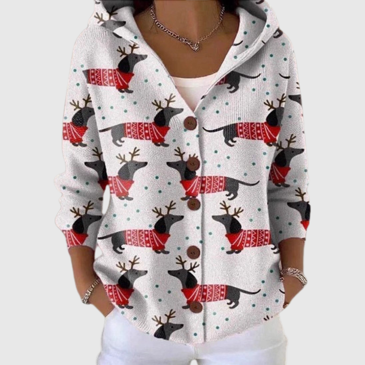 Amabile, Chaqueta de punto con capucha de Zelira
