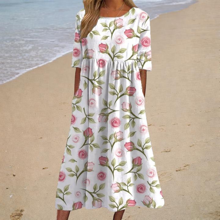 Vestido largo chic y cómodo - Zelira