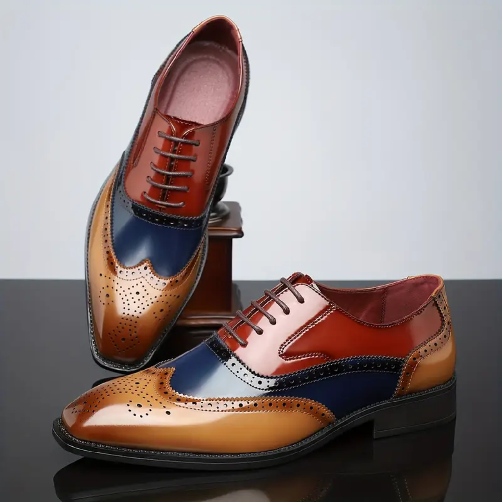 Zapatos de Cuero Elegantes para Hombre – Estilo Clásico con Diseño Moderno
