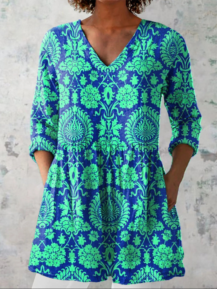 Beatrix, Blusa larga en V de Zelira