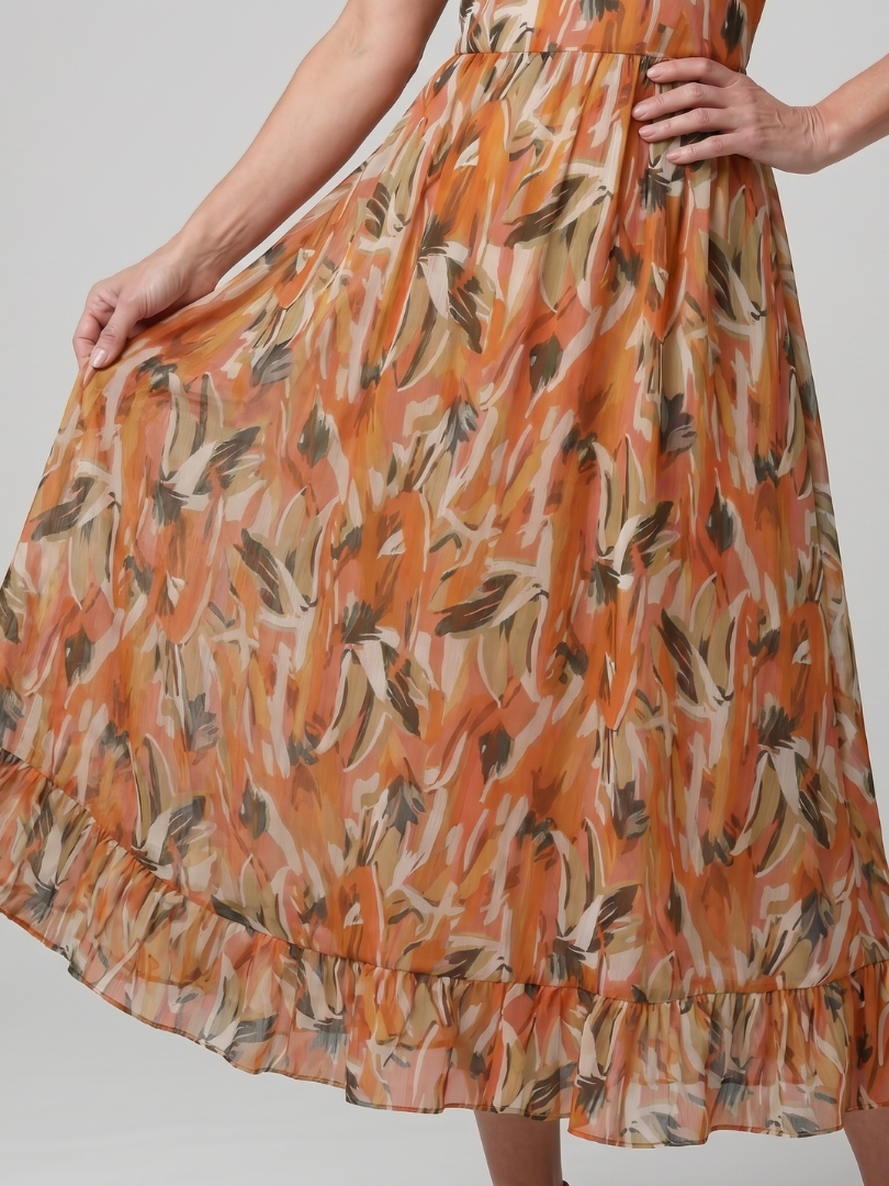 Dorothea | Vestido midi de tirantes finos