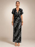 Stella | Vestido maxi con estampado abstracto