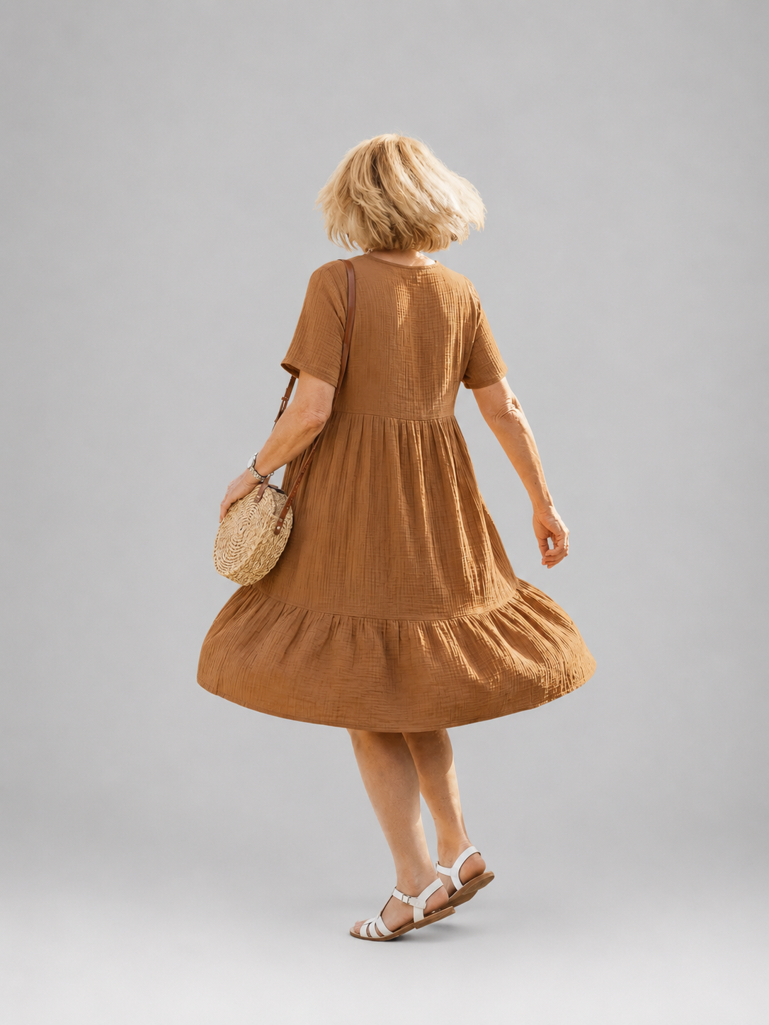 Delphinia | Vestido midi tejido