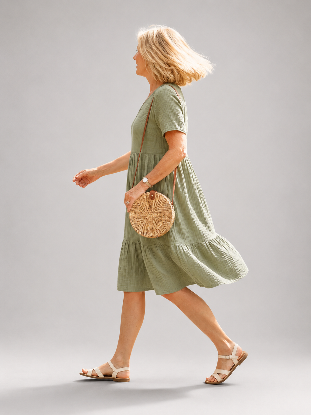 Delphinia | Vestido midi tejido