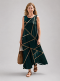 Elara | Vestido midi Calm Tide