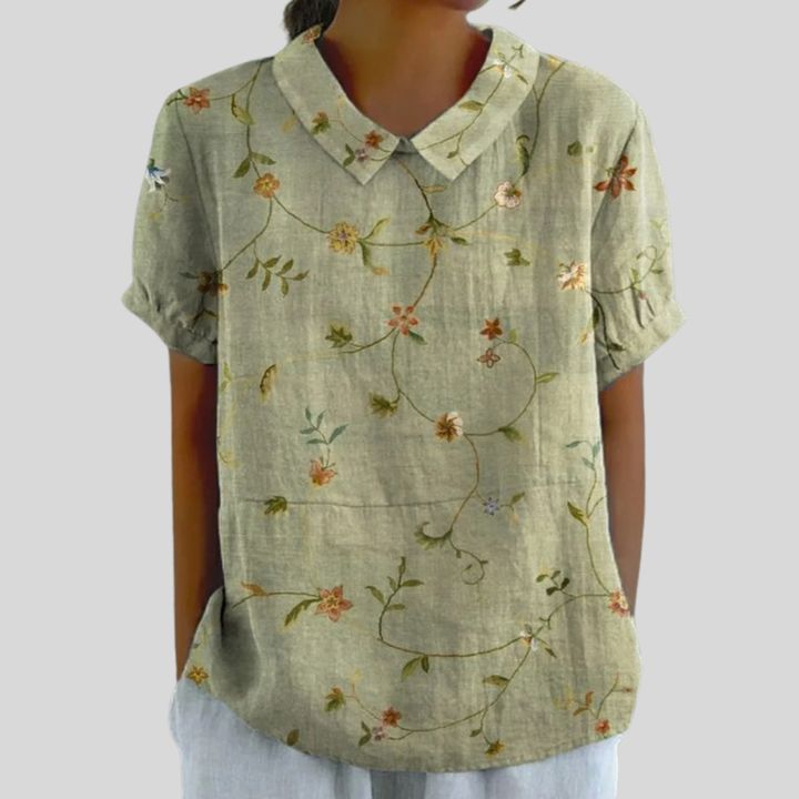 Isabelle, Blusa Floral Campestre de Zelira