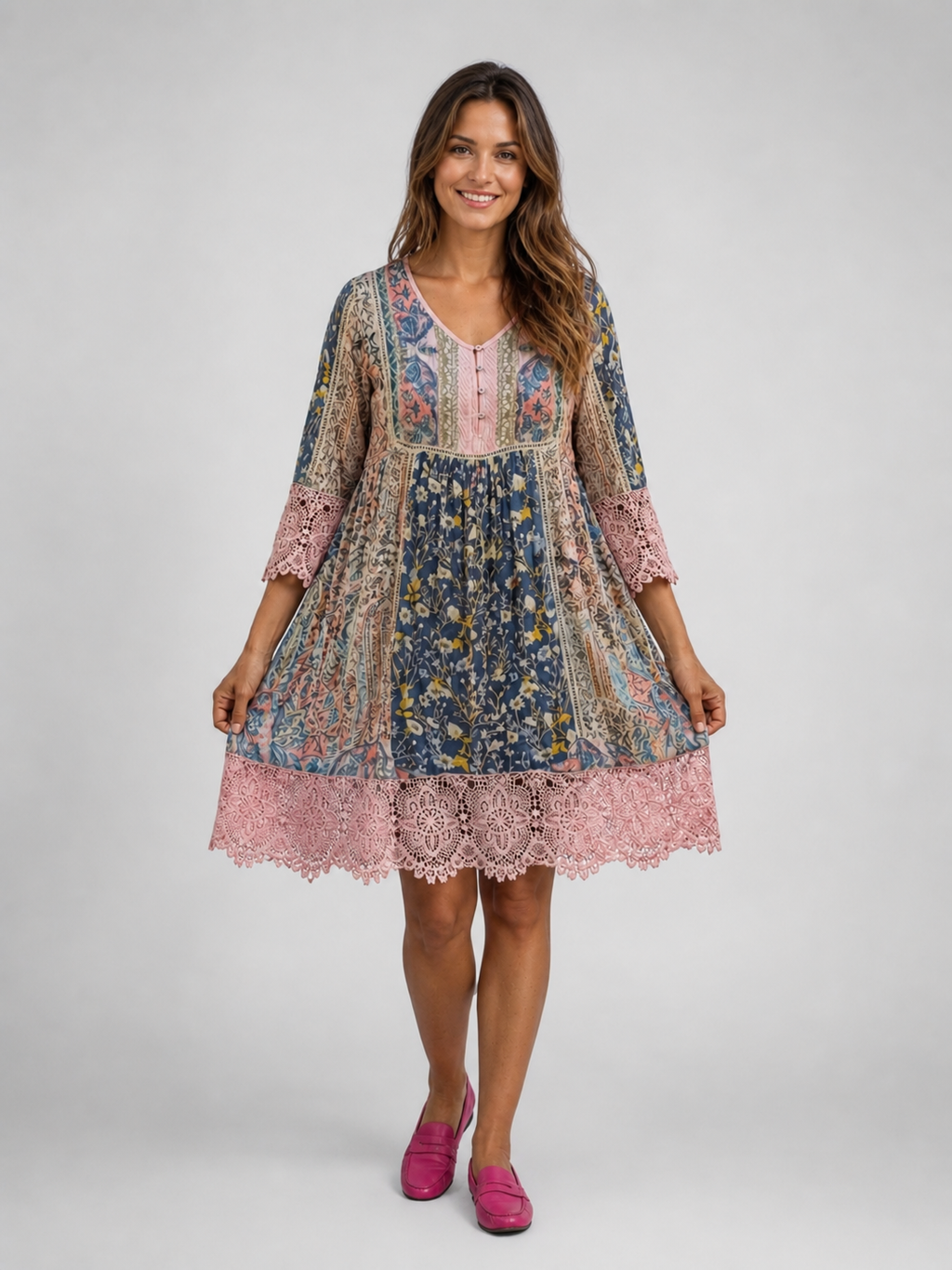 Karin | Vestido midi vintage