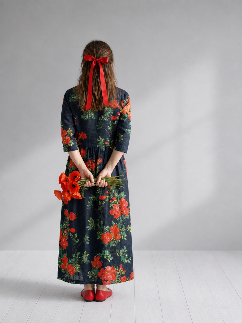 Hildegard | Vestido midi floral