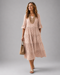 Sabine | Vestido midi de lunares