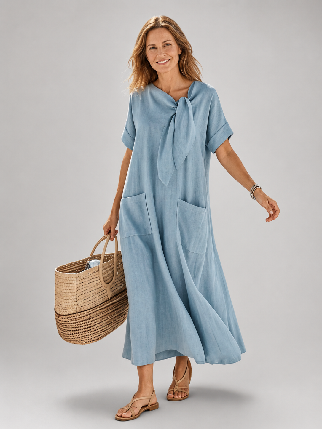 Maren | Vestido maxi informal