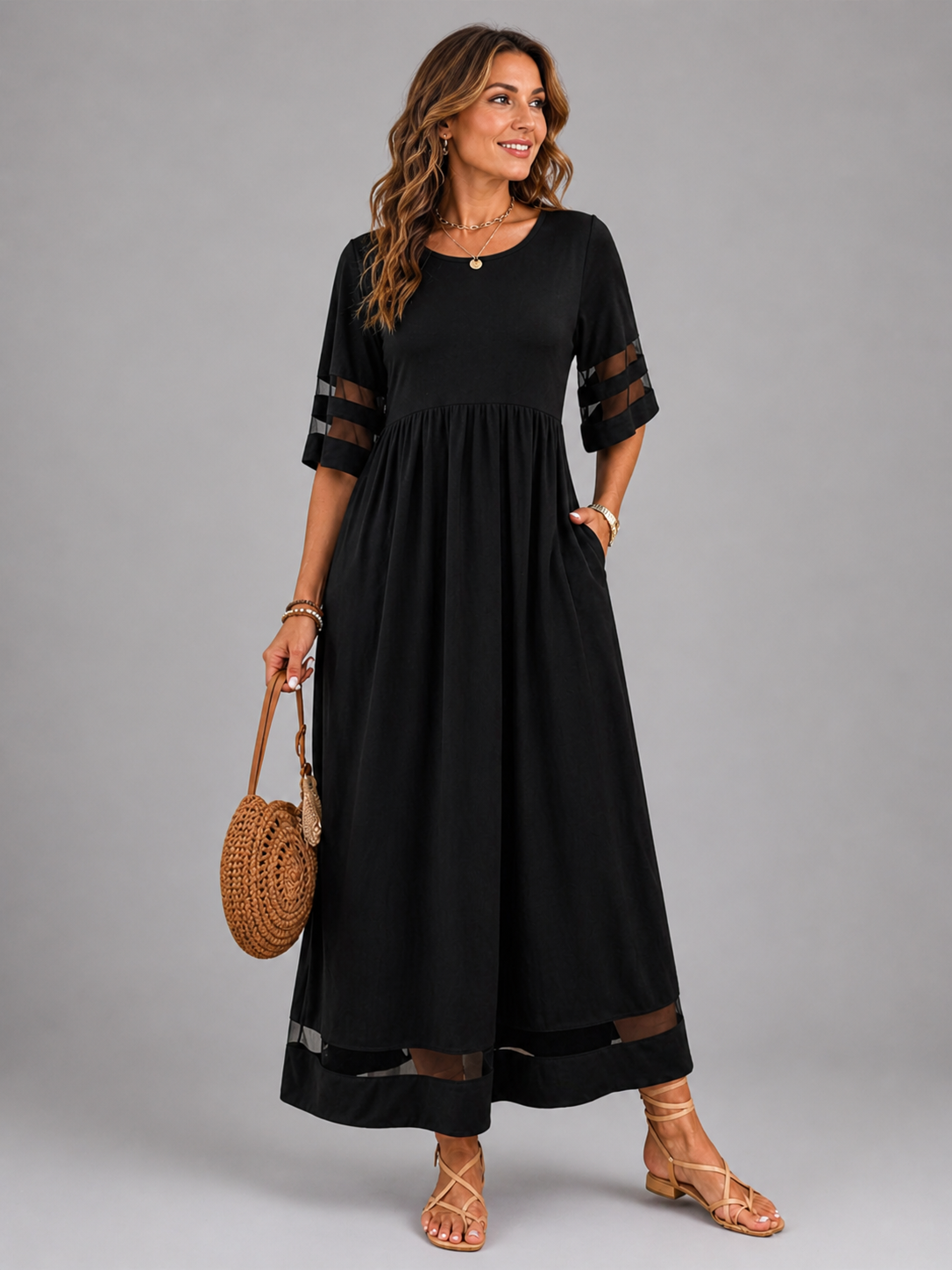 Lina | Vestido midi Evening Ease