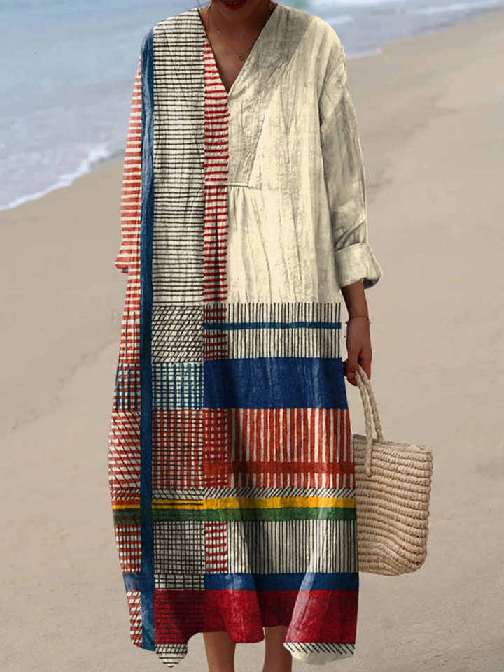 Noella, Vestido de verano ligero de manga larga de Zelira