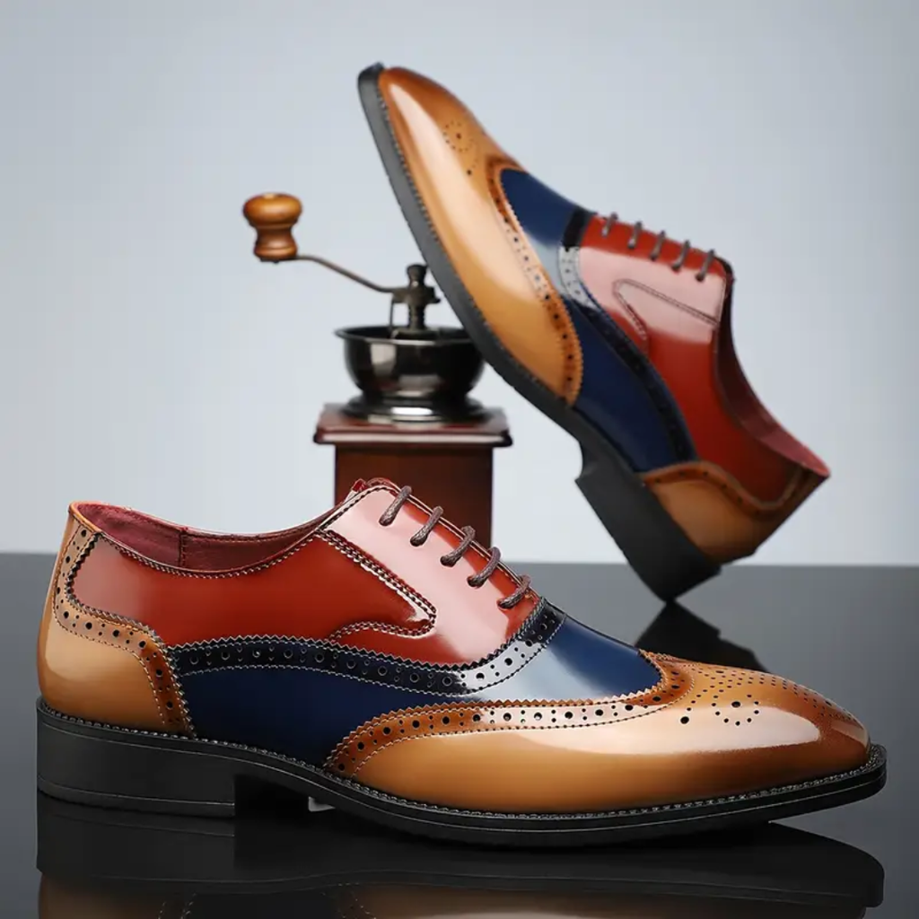 Zapatos de Cuero Elegantes para Hombre – Estilo Clásico con Diseño Moderno