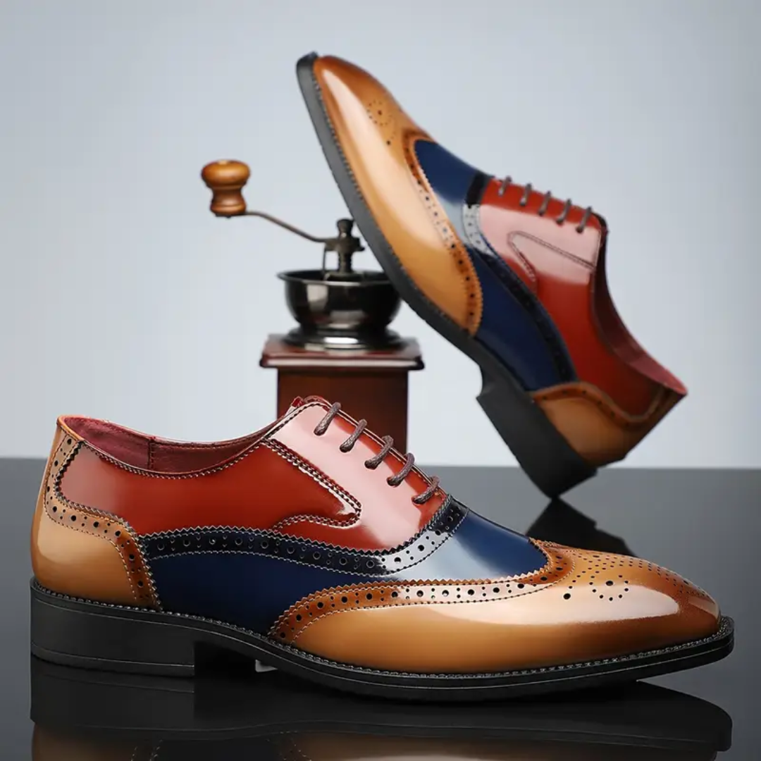 Zapatos de Cuero Elegantes para Hombre – Estilo Clásico con Diseño Moderno
