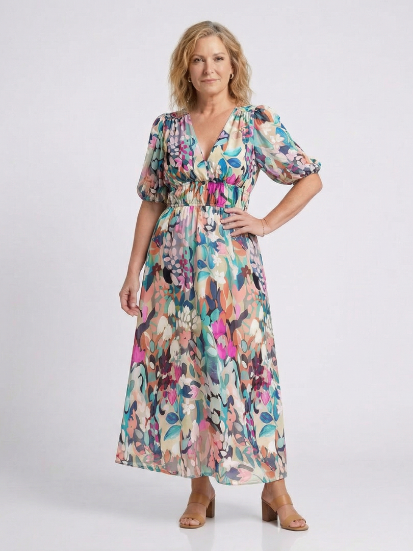 Eva | Vestido midi elegante